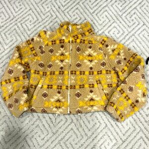 Love Tree Aztec Sherpa Jacket -size S